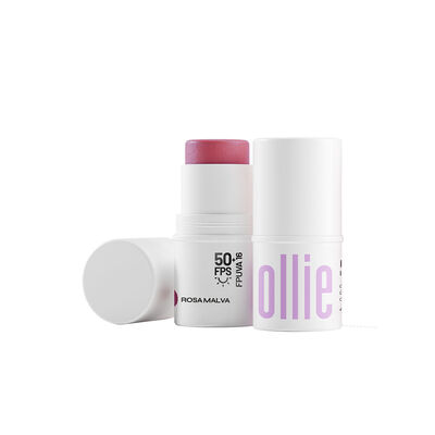 BARRA 3 EN 1 RUBOR, LABIAL Y SOMBRA FPS 50 (BARRA MULTIUSOS CON PROTECTOR)